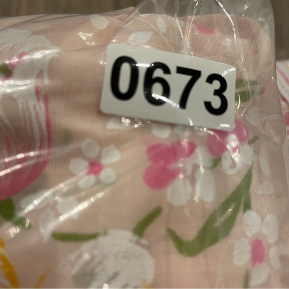 Vtg 70s Sears Perma Prest Long Robe Women’s Large Pink Floral Lace Ruffles USA - Picture 8 of 8